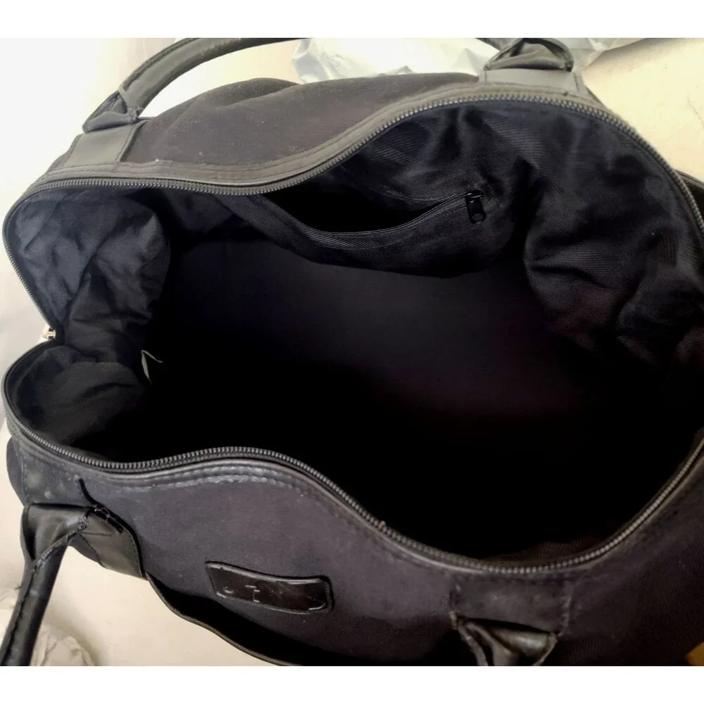 Vtg 2006 MLB All-Star Game Player's Duffle Bag Black Embroidered Pittsburg Sky